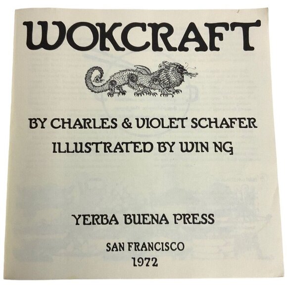 Wokcraft Chinese Cookbook By Charles & Violet Schafer 1972 Paperback Illustrated - Picture 4 of 12